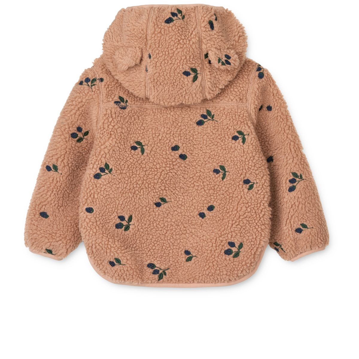 LIEWOOD MARA Fleecejakke Med Ører - Berry / Pale tuscany / Embroidery - Jakker