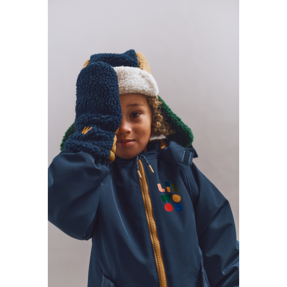 LIEWOOD BRAVO Fleecehat - Classic navy multi mix - Hatte & Kasketter