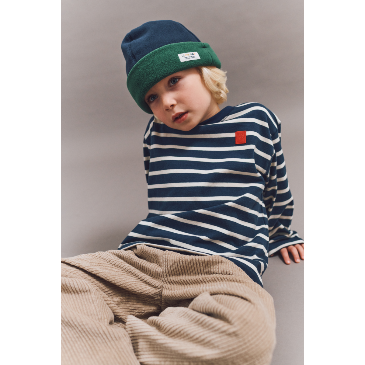 LIEWOOD TYLER Stribet Langærmet T-shirt - Stripe Classic navy / Creme de la creme - T-shirt