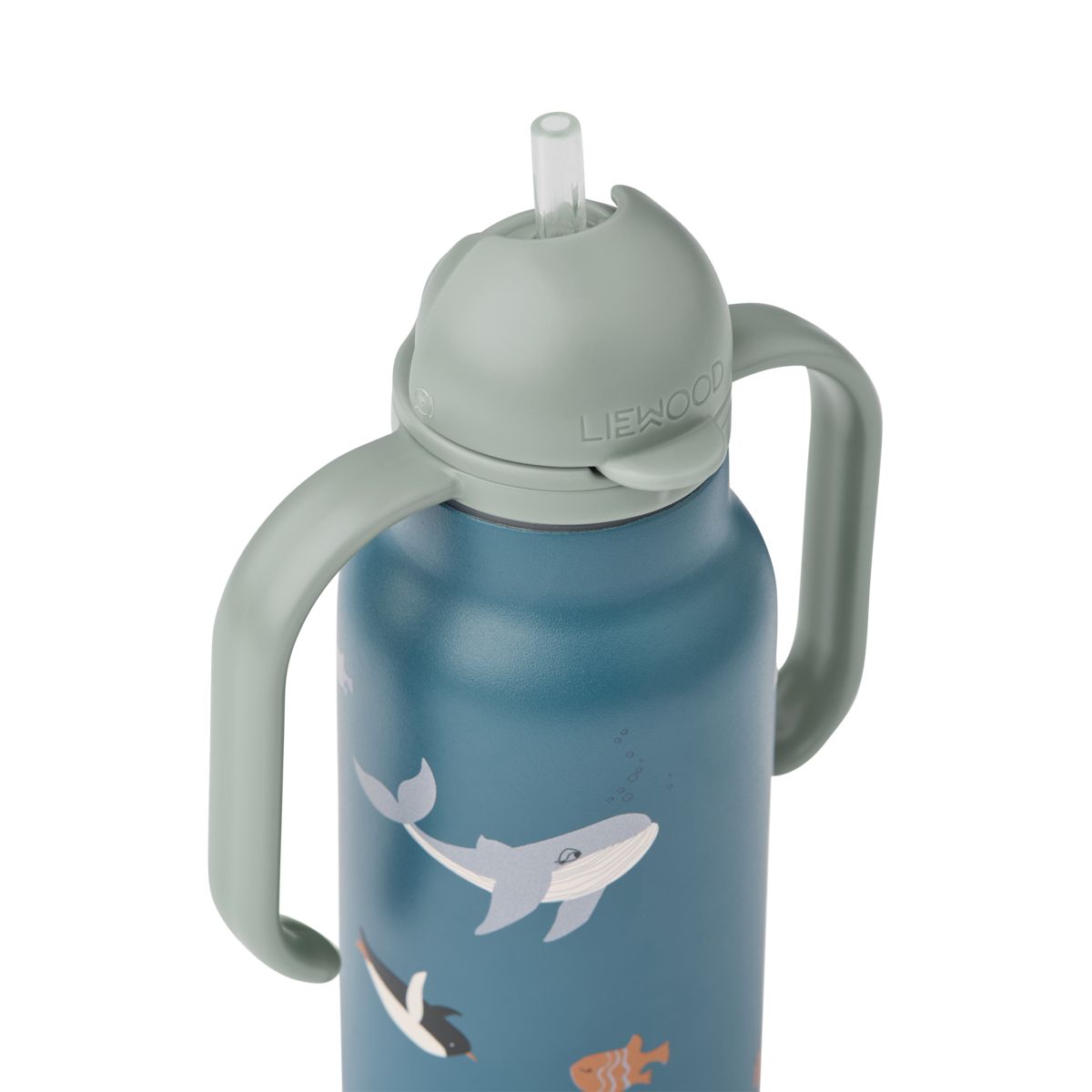 LIEWOOD KIMMIE vandflaske i stål 250 ml - Arctic Sea / Ocean view - Vandflaske