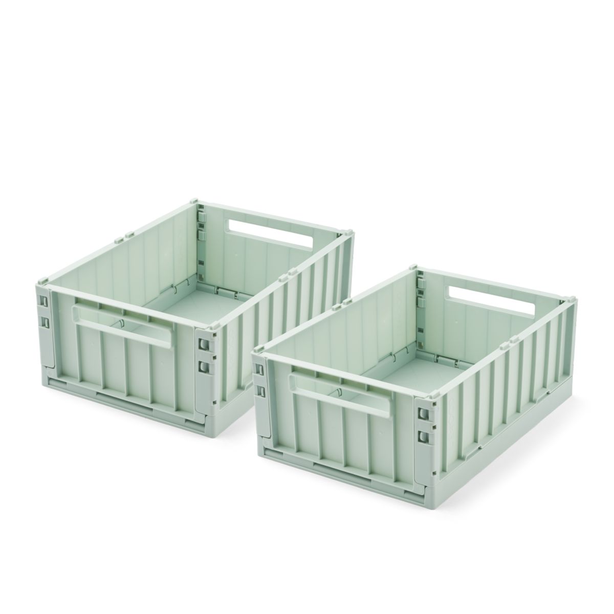 LIEWOOD Weston mellem opbevaringskasse 2-pak - Light Peppermint - Opbevaringskasser