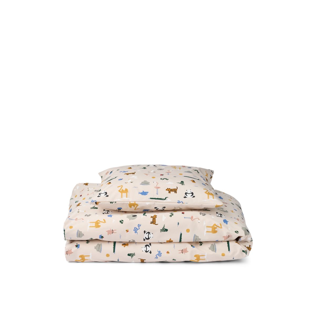LIEWOOD Carmen Babysengetøj 70x100 - Around the world / Sandy - Sengetøj
