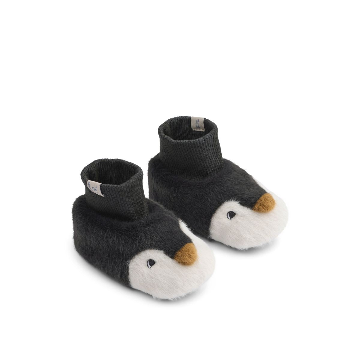 LIEWOOD BETH Pingvinhjemmesko i Plys - Sandy / Dark grey - Sutsko