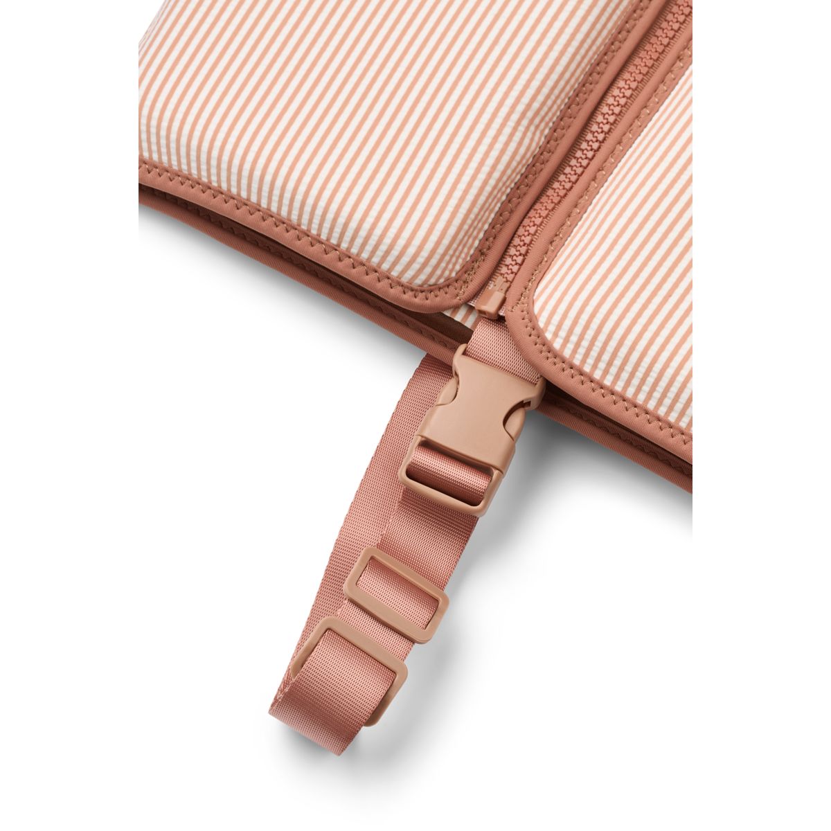 LIEWOOD DOVE Badevest i bæk-og-bølge - Y/D stripe Pale tuscany / Creme de la creme - Svømmevest
