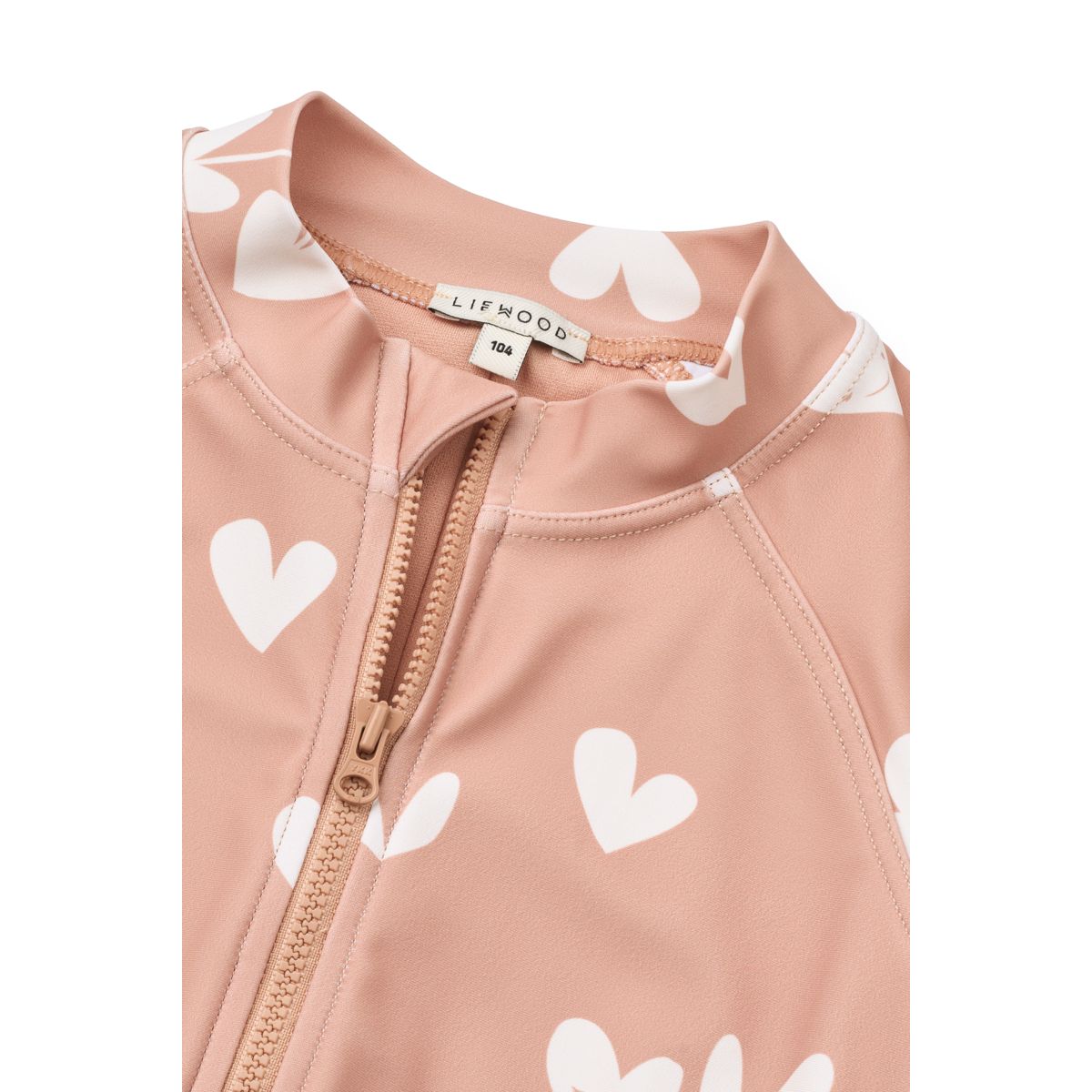 LIEWOOD MAX Langærmet Badeheldragt - Sweethearts / Pale tuscany - Badedragt