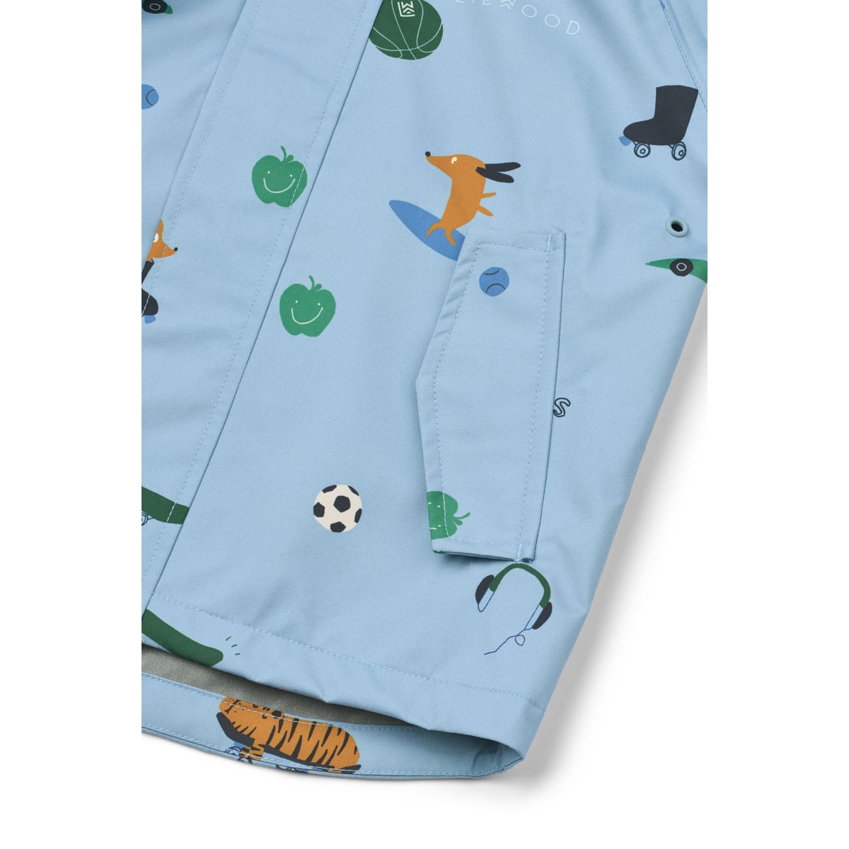 LIEWOOD Pedia Regntøjssæt - Fun / Beach blue - Sæt