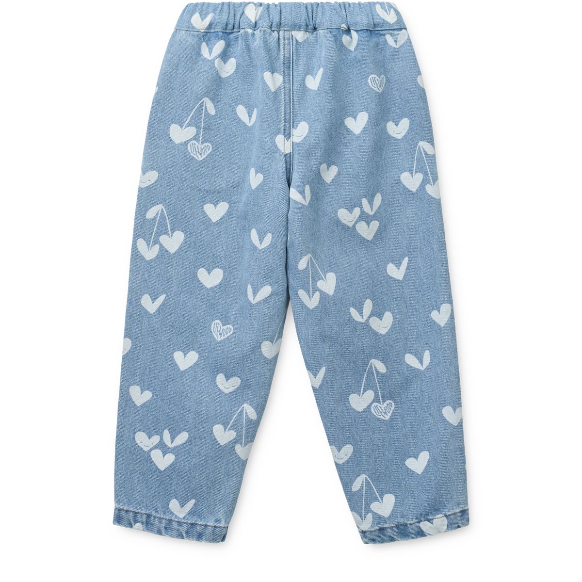 LIEWOOD BORRIS Denimbukser Med print - Sweethearts / light blue denim - Bukser
