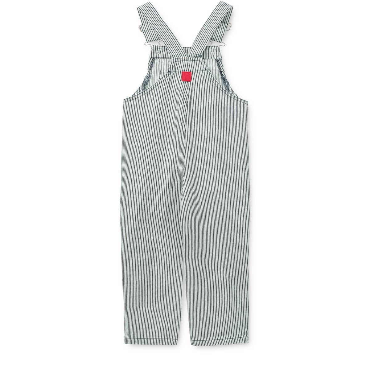 LIEWOOD DELANI stribede denimoveralls - Classic navy / Creme de la creme - Overalls