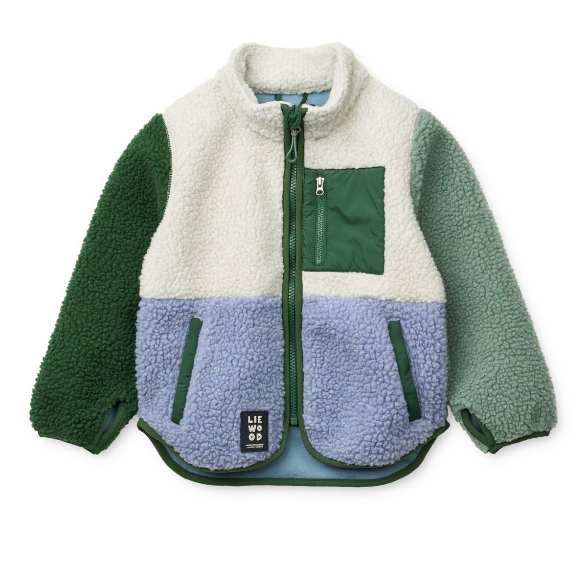 LIEWOOD Nolan Fleecejakke - Dusty lavender multi mix - Jakker