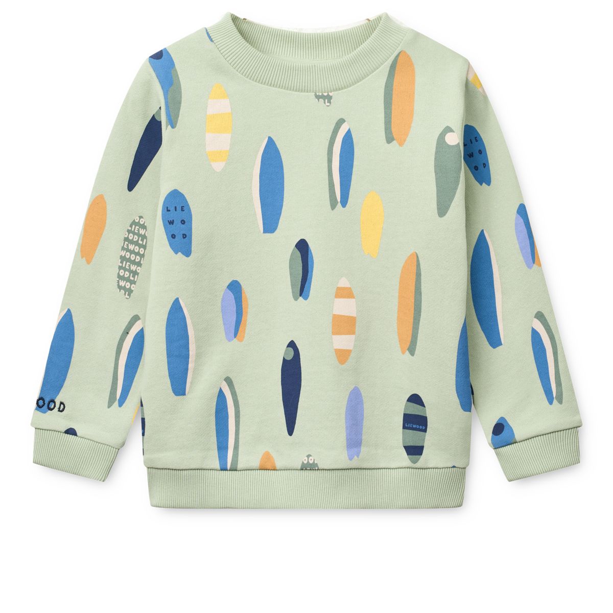 LIEWOOD THORA Sweatshirt med print - Boards / Light peppermint - Sweatshirts