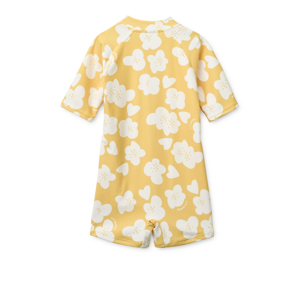 LIEWOOD Max Svømmedragt med UV Beskyttelse - Flower / Lemon yellow - Badedragt