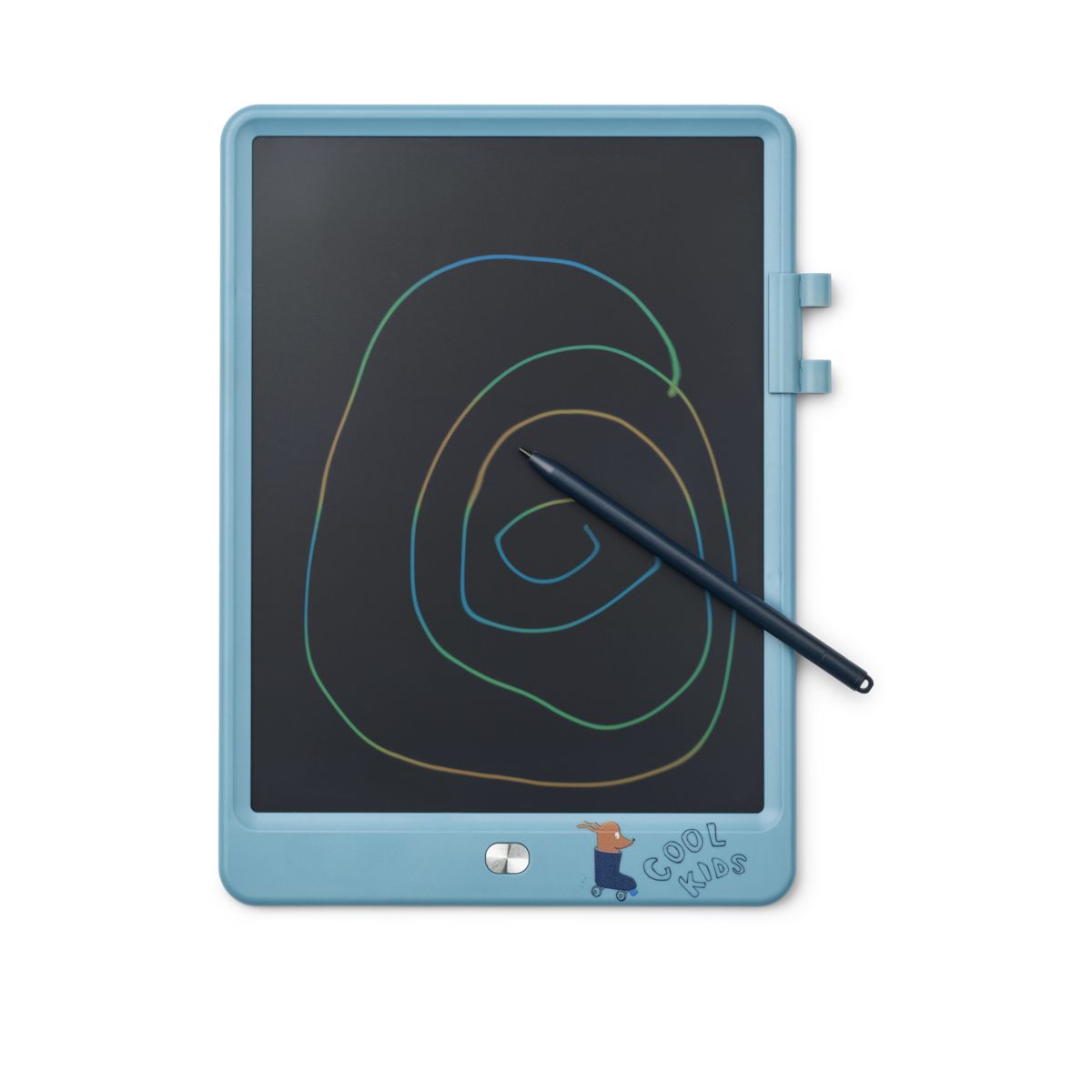 LIEWOOD Zora LCD-Tegnetavle 10 tommer - Tiger / Beach blue - Kreativt legetøj