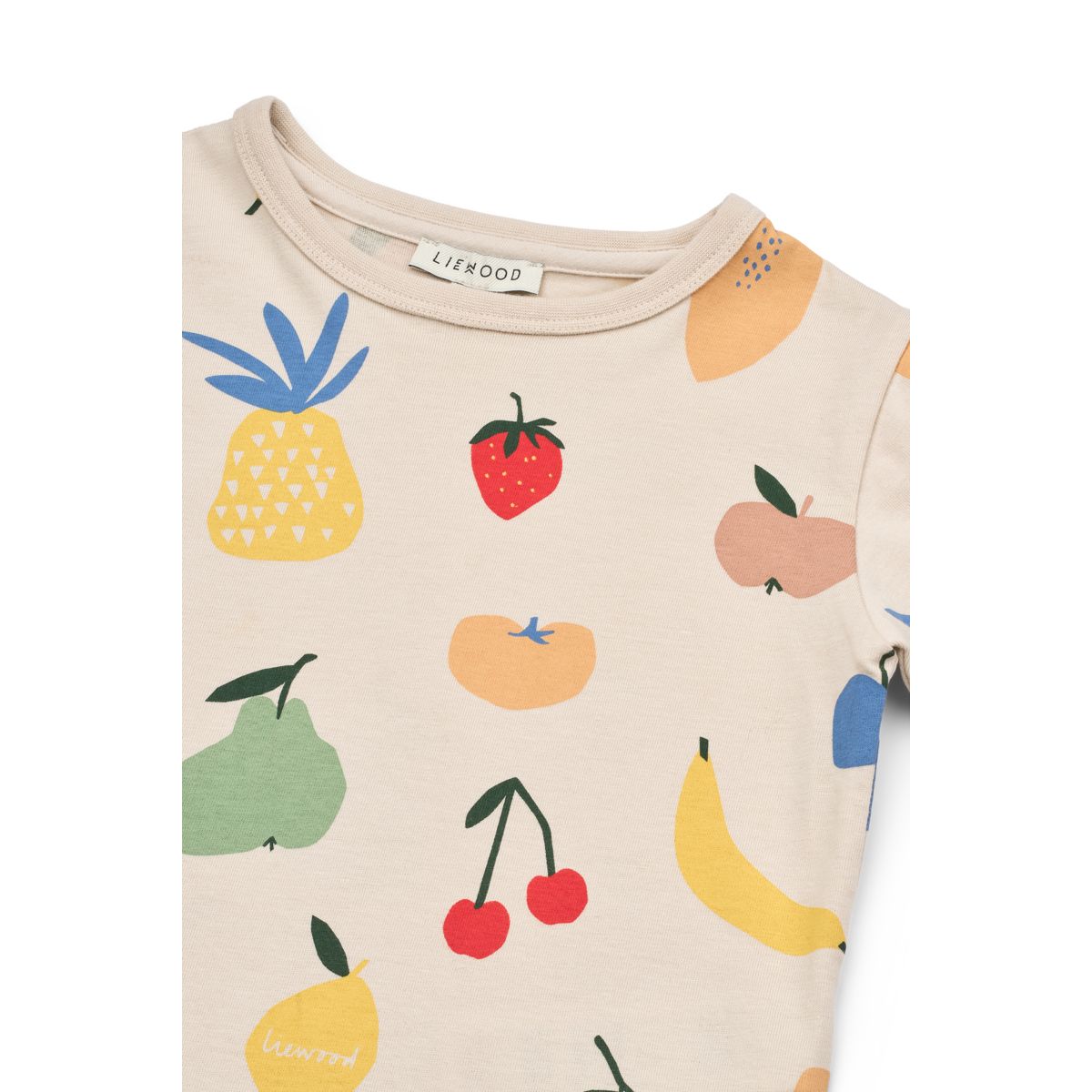 LIEWOOD APIA kortærmet t-shirt med print - Fruit / Sandy - T-shirt