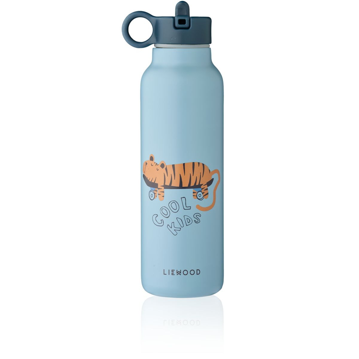 LIEWOOD Falk Vandflaske 500 Ml - Tiger / Beach blue - Vandflaske