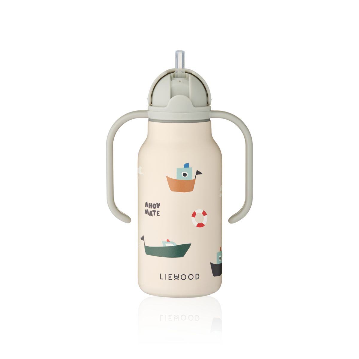LIEWOOD KIMMIE vandflaske i stål 250 ml - Sailing / Sandy - Vandflaske