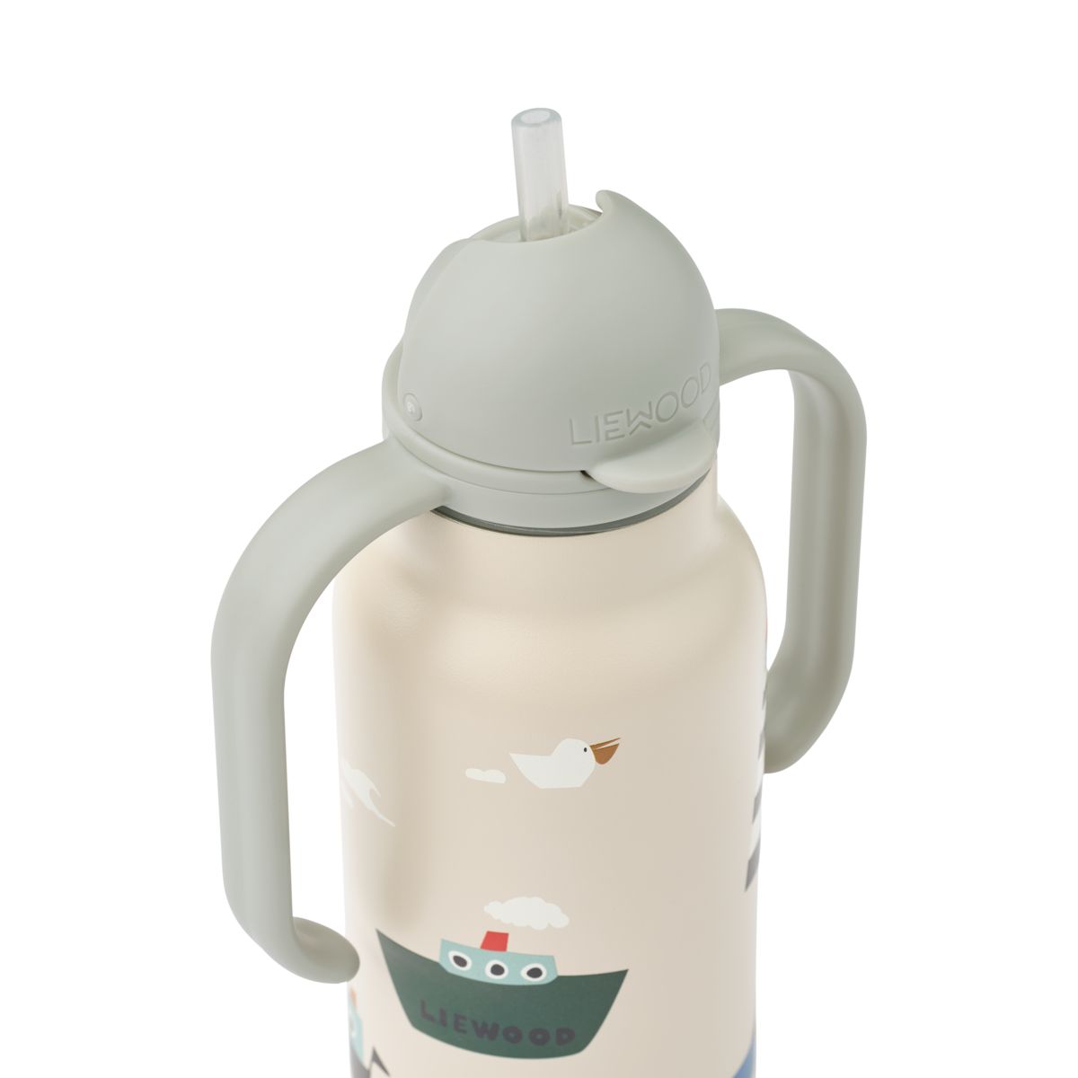 LIEWOOD KIMMIE vandflaske i stål 250 ml - Sailing / Sandy - Vandflaske