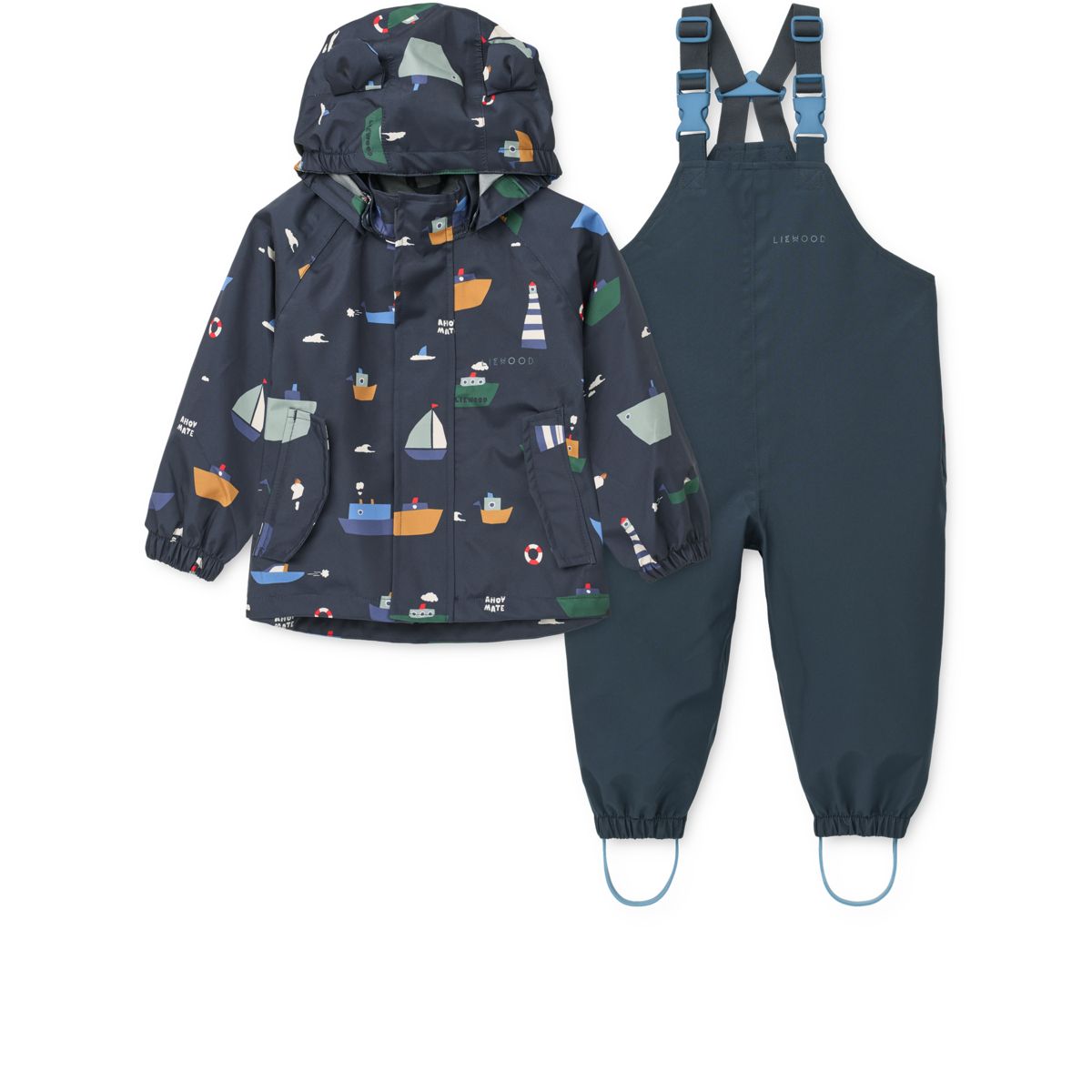 LIEWOOD Manu Regntøjssæt - Sailing / Classic navy - Sæt