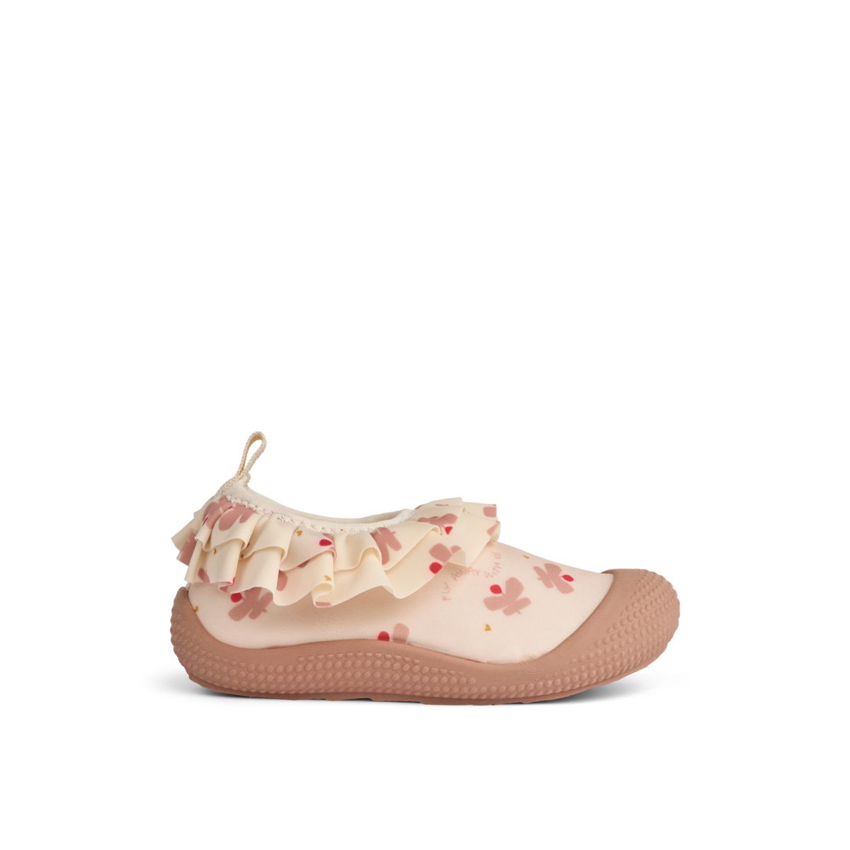LIEWOOD Sanjia Badesko med Flæsedetalje - Mini Butterfly / Apple blossom - SVØMMESKO