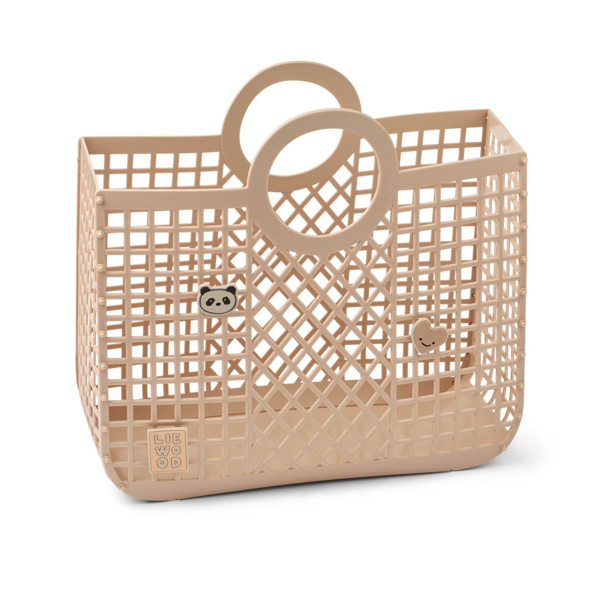 LIEWOOD BLOOM Kurv med charms - Rose - Kurvetaske