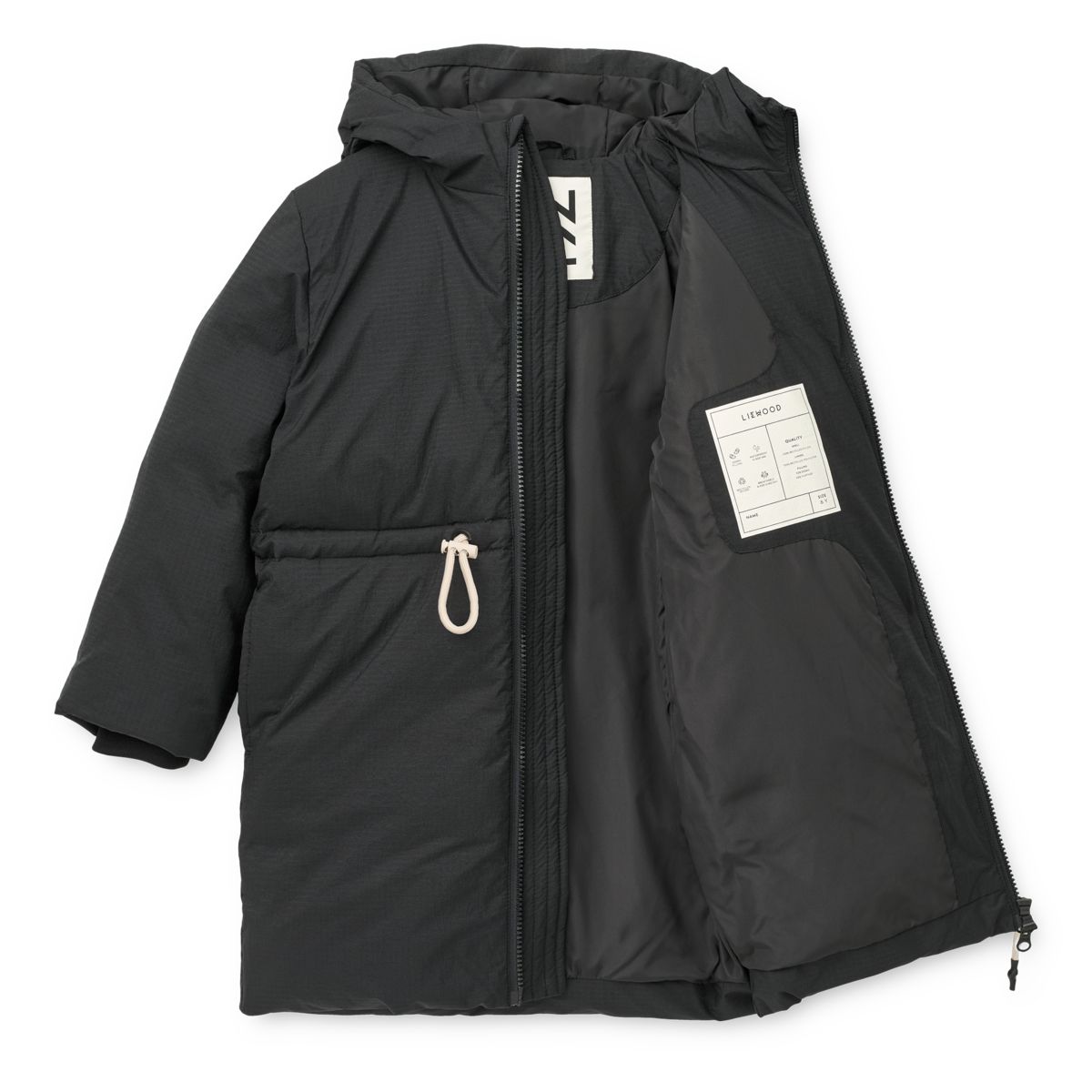 LIEWOOD Bille Lang Jakke - Black - Jakker