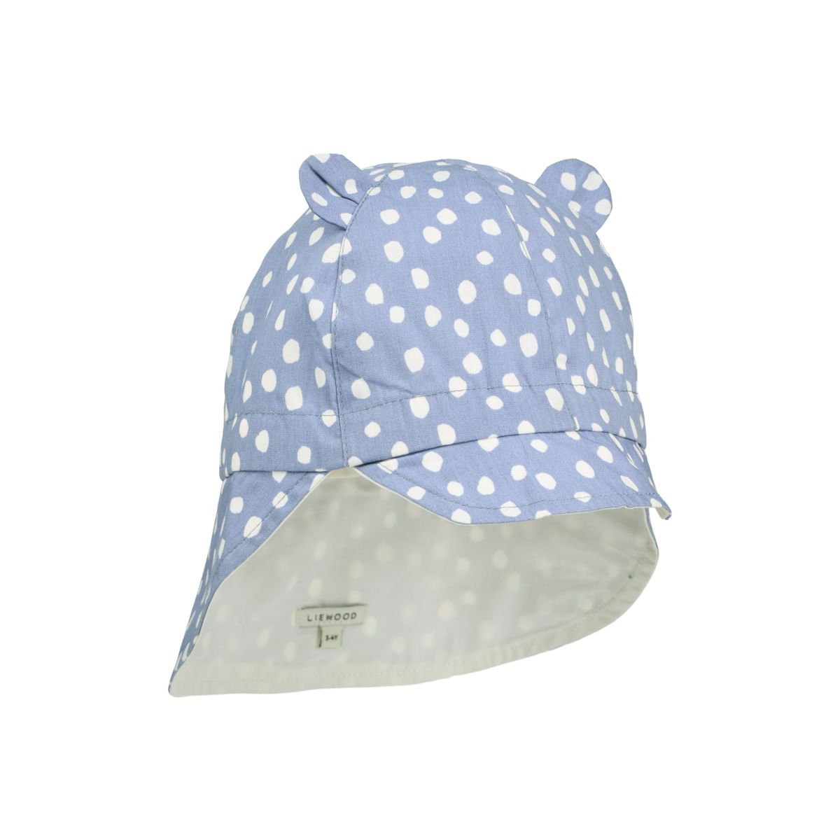 LIEWOOD Gorm vendbar solhat - Dot / Dusty lavender - Hatte & Kasketter