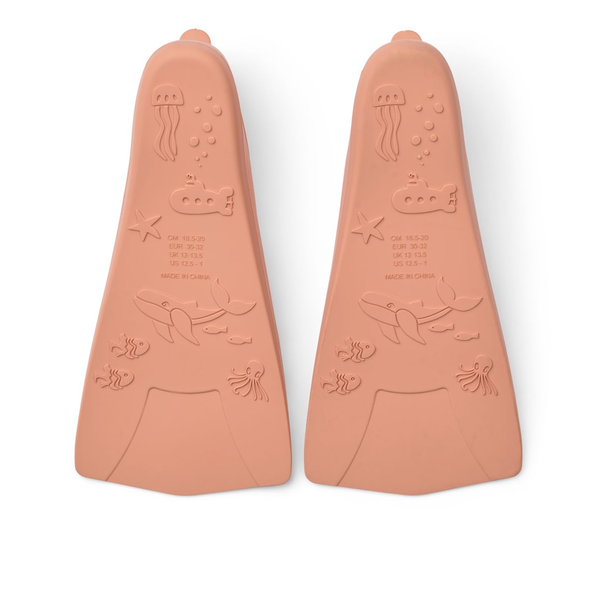 LIEWOOD GUSTAV Svømmefinner - Peach / Tuscany rose - Svømmefødder