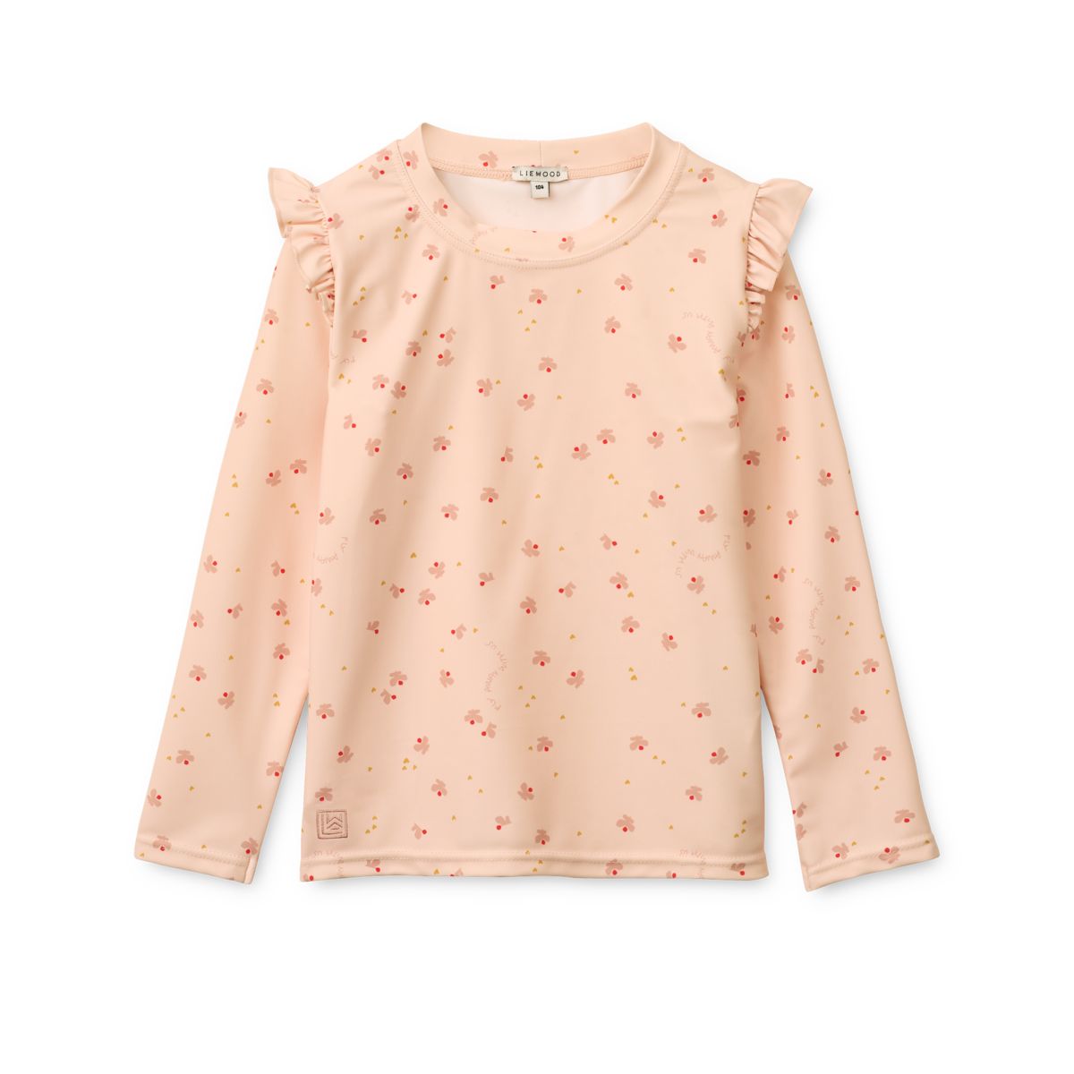 LIEWOOD Tenley Mønstret Bade-T-Shirt - Mini Butterfly / Apple blossom - Svømmetrøje