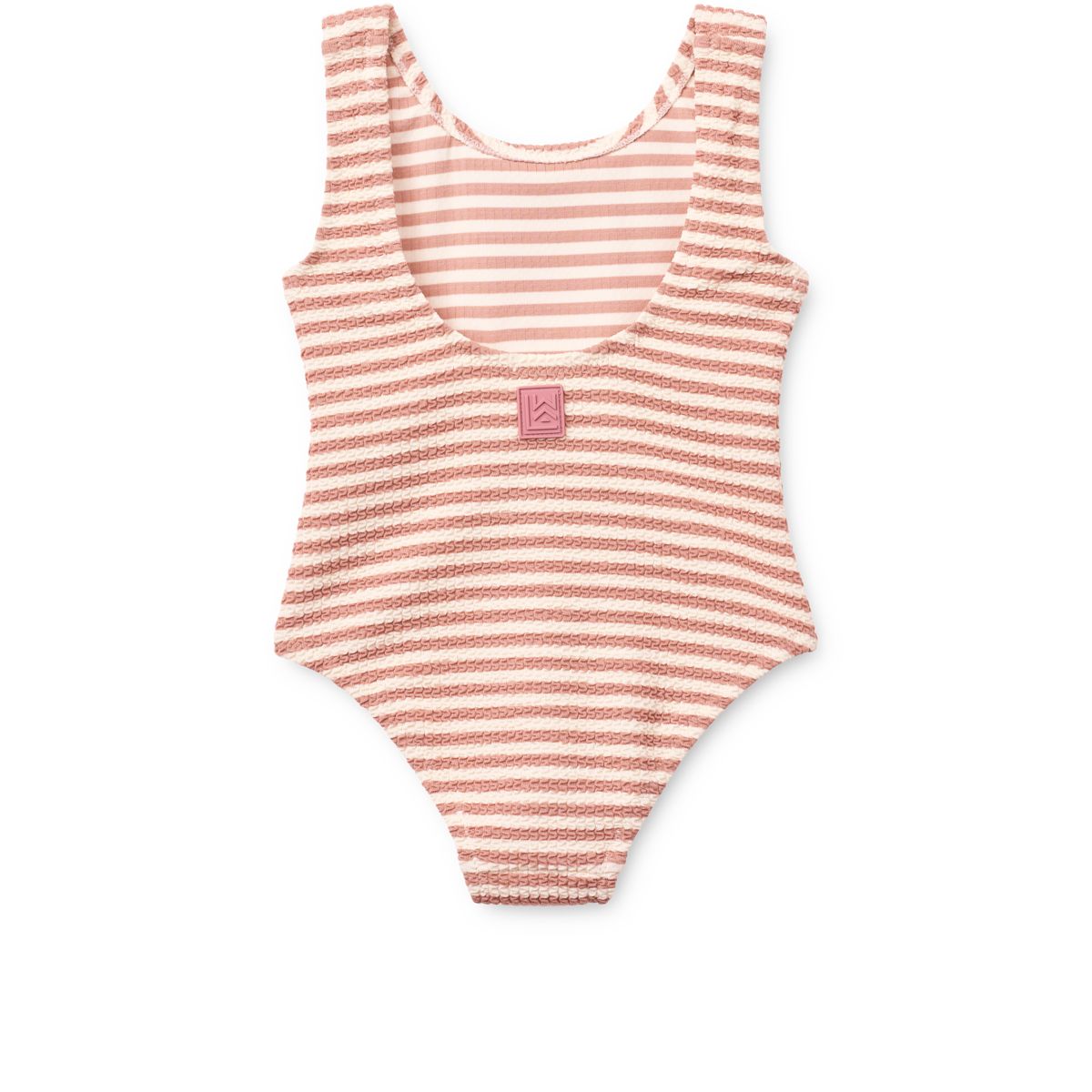 LIEWOOD BIANCO Stribet Badedragt - Coral blush / Creme de la creme - Badedragt