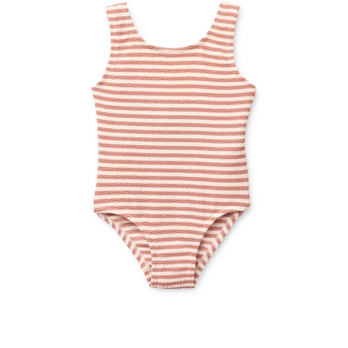 LIEWOOD BIANCO Stribet Badedragt - Coral blush / Creme de la creme - Badedragt