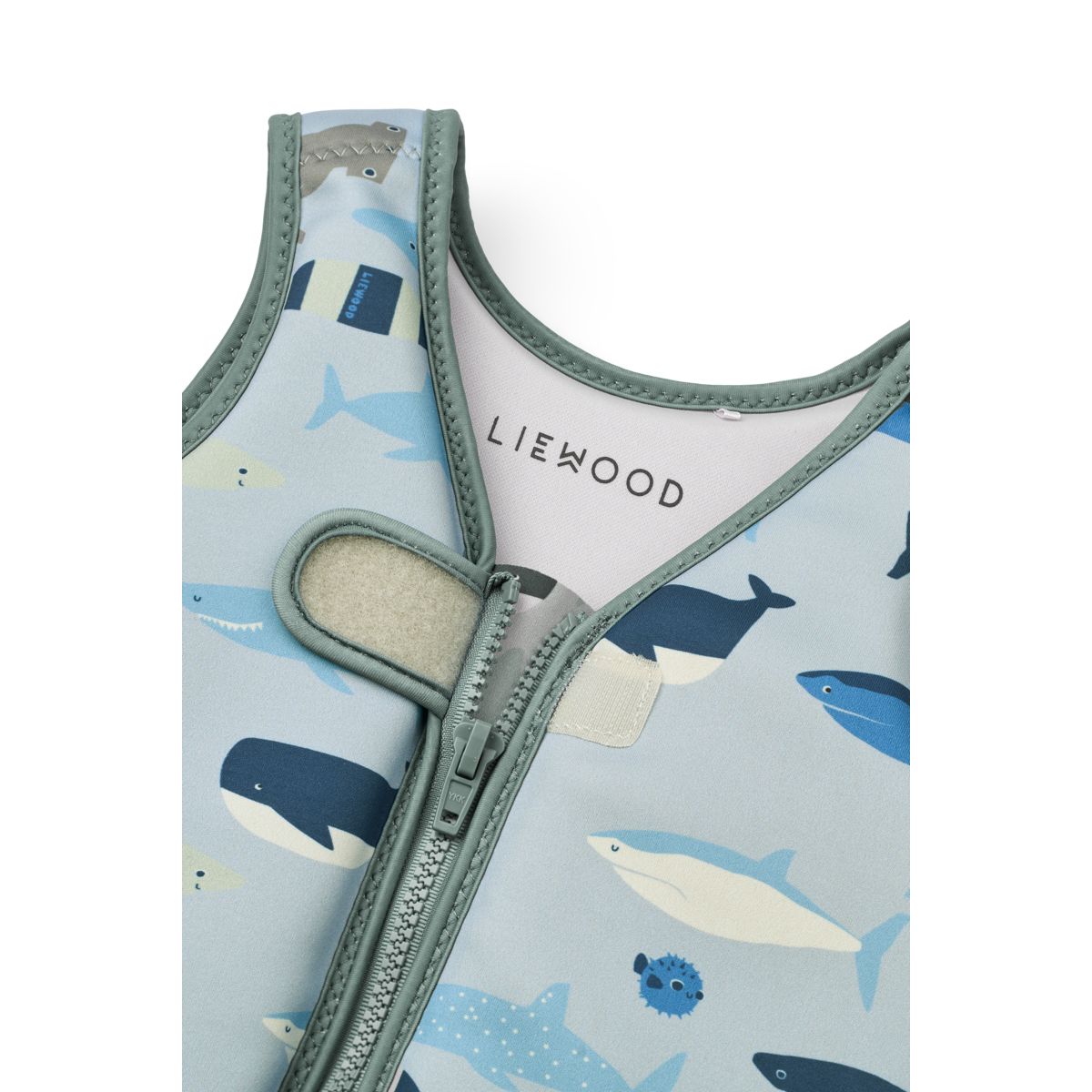 LIEWOOD Dove Badevest - Shark / Dove blue - Svømmevest
