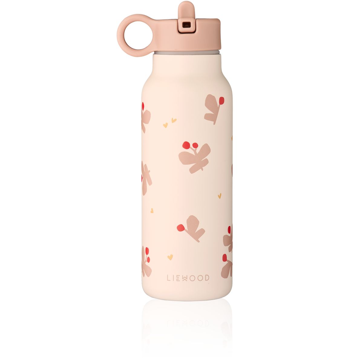 LIEWOOD Falk Vandflaske 350 Ml - Butterfly / Apple blossom - Vandflaske