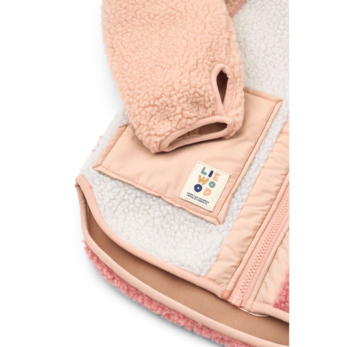LIEWOOD Noam Fleecejakke - Dusty rose multi mix - Jakker