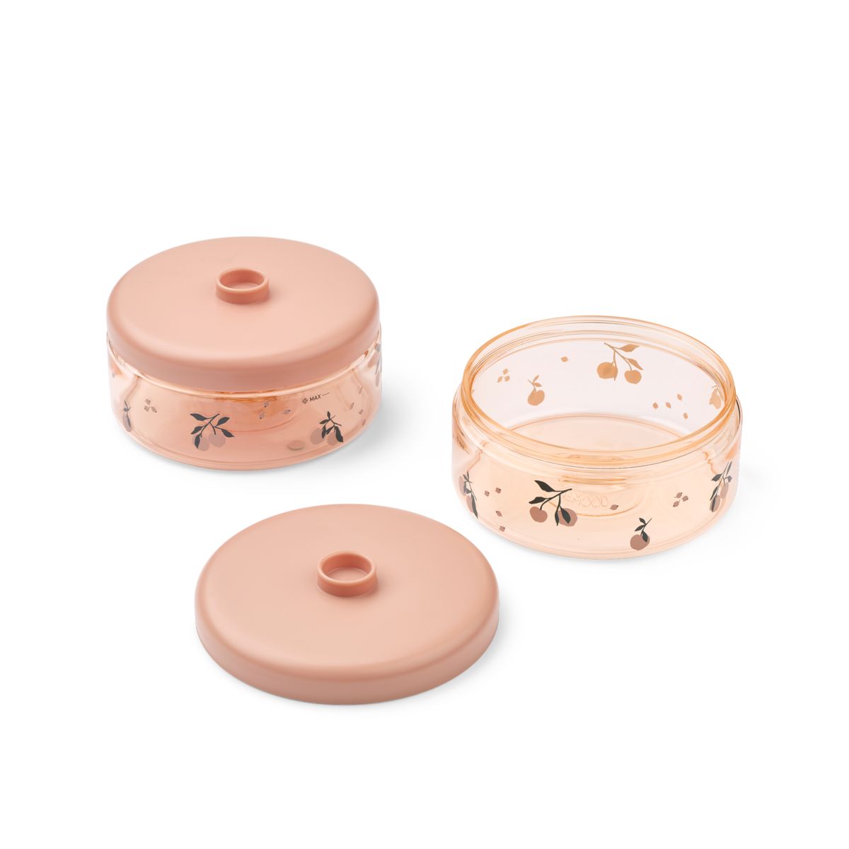 LIEWOOD DOMINIQUE boks til babymad 500 ml - Peach / Sea shell - Snackboks