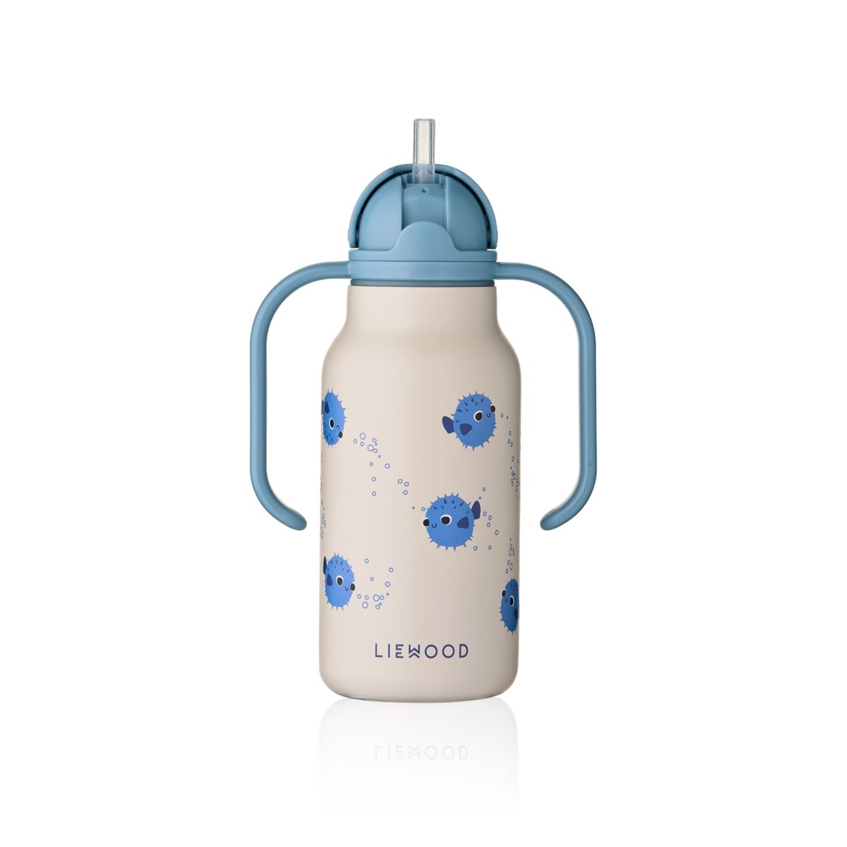 LIEWOOD KIMMIE vandflaske i stål 250 ml - Pufferfish / Sandy - Vandflaske