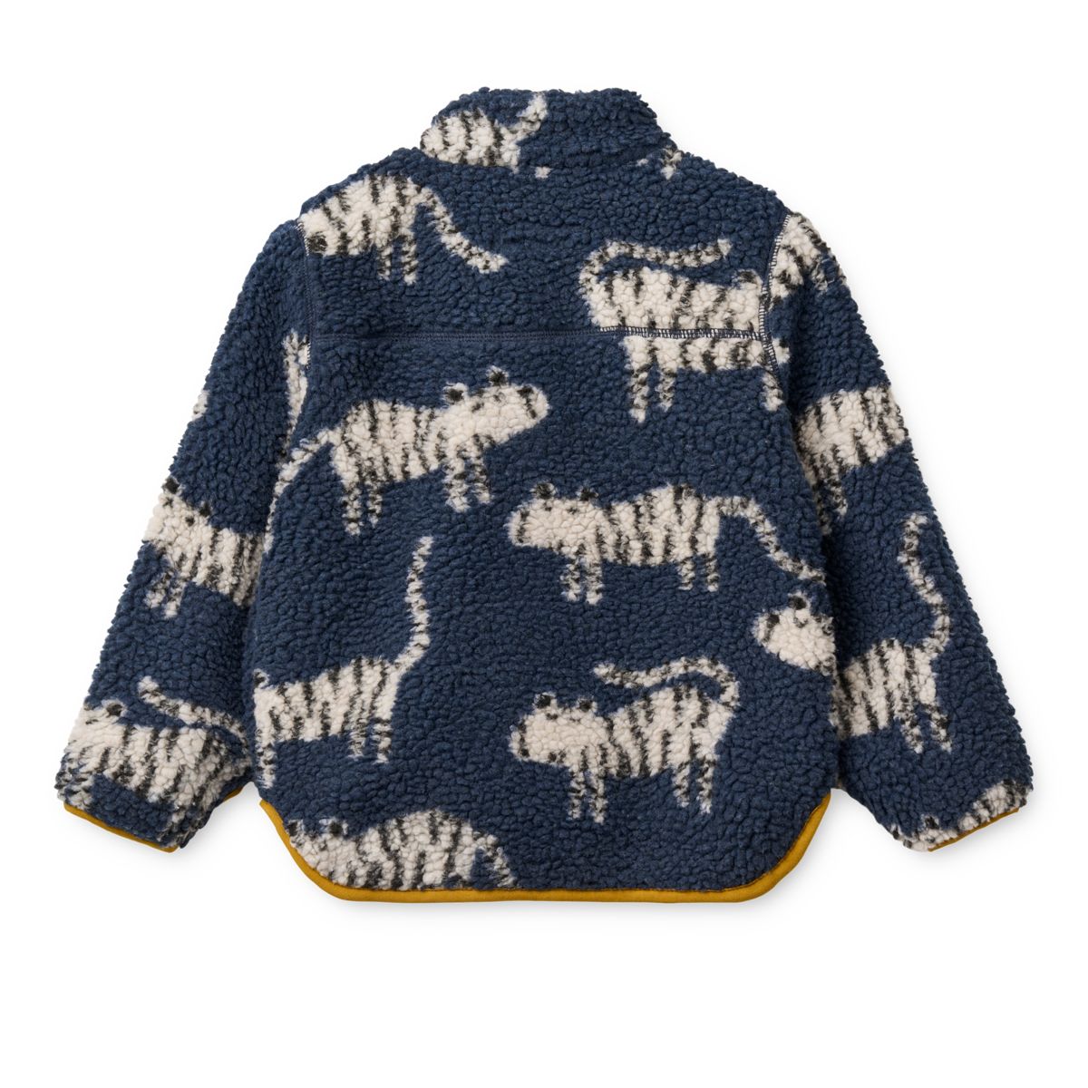 LIEWOOD Nolan Fleecejakke - Tiger / Classic navy - Jakker