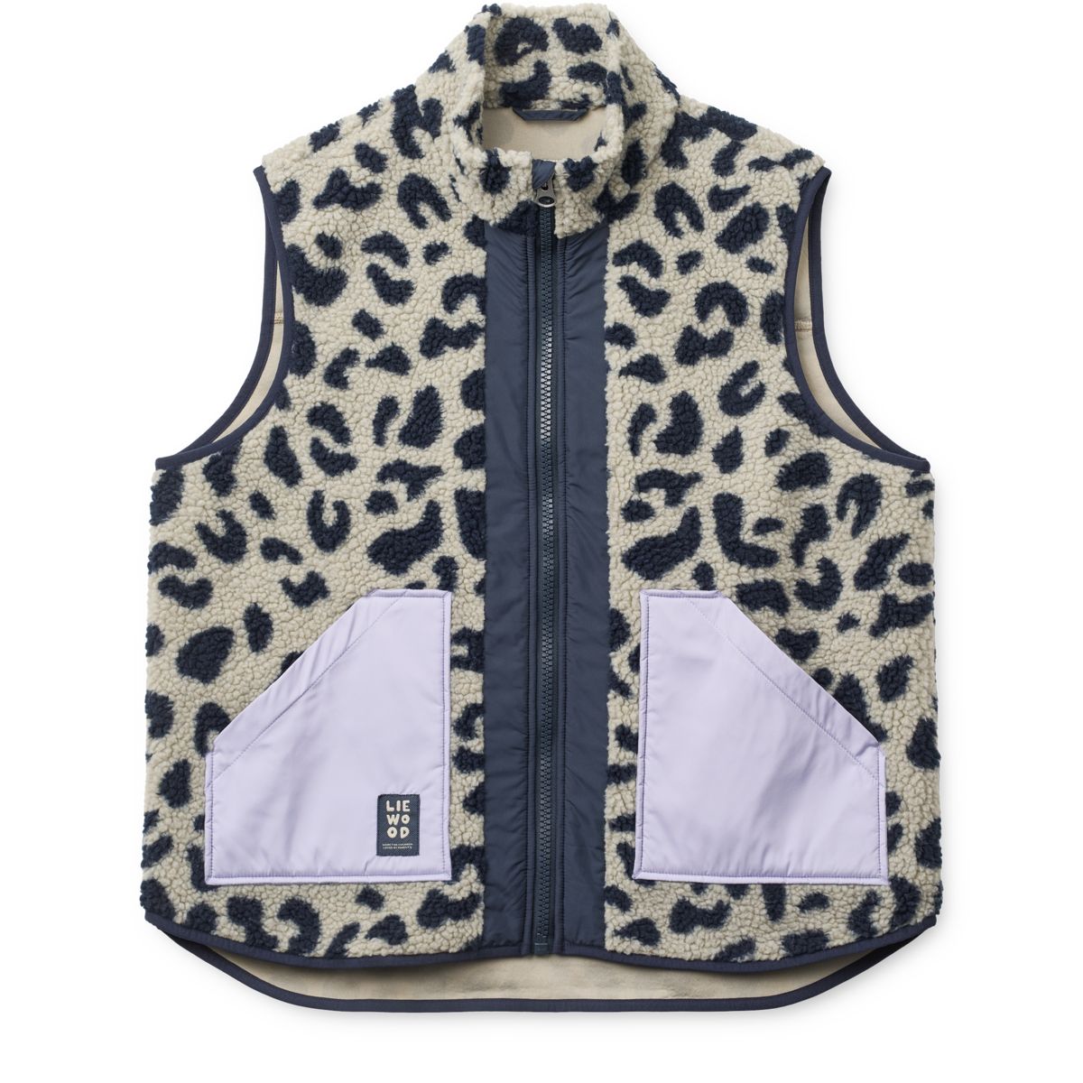 LIEWOOD NILU fleecevest til voksne - Mega leo / Mist mix - Vest