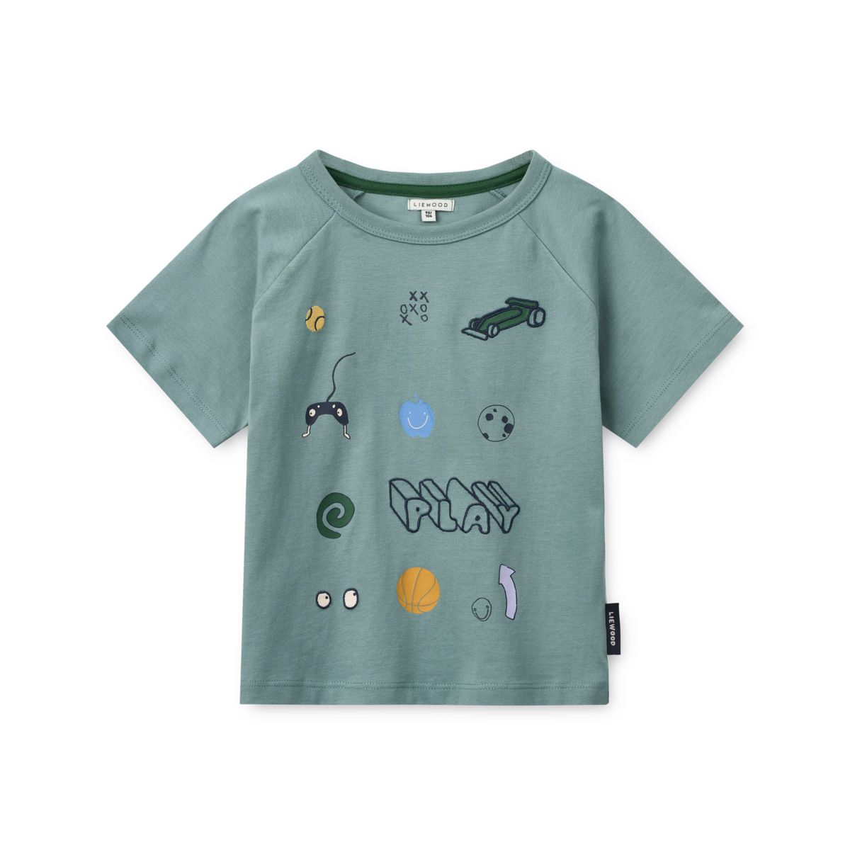 LIEWOOD BRODIE kortærmet t-shirt - Play / Dusty Peppermint - T-shirt