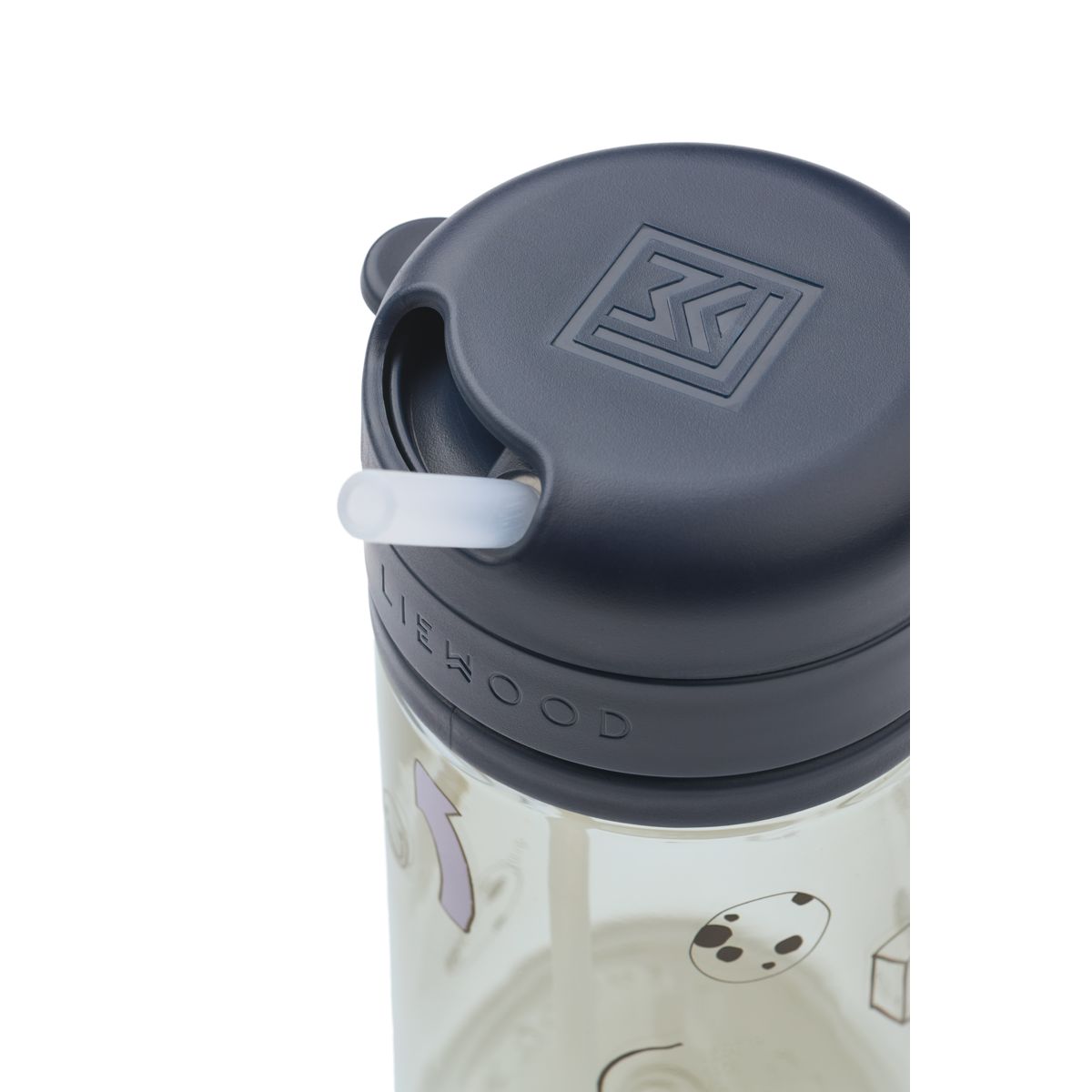 LIEWOOD PAVIA tritan kop med sugerør 500 ml - Play / Dusty Peppermint - Kop