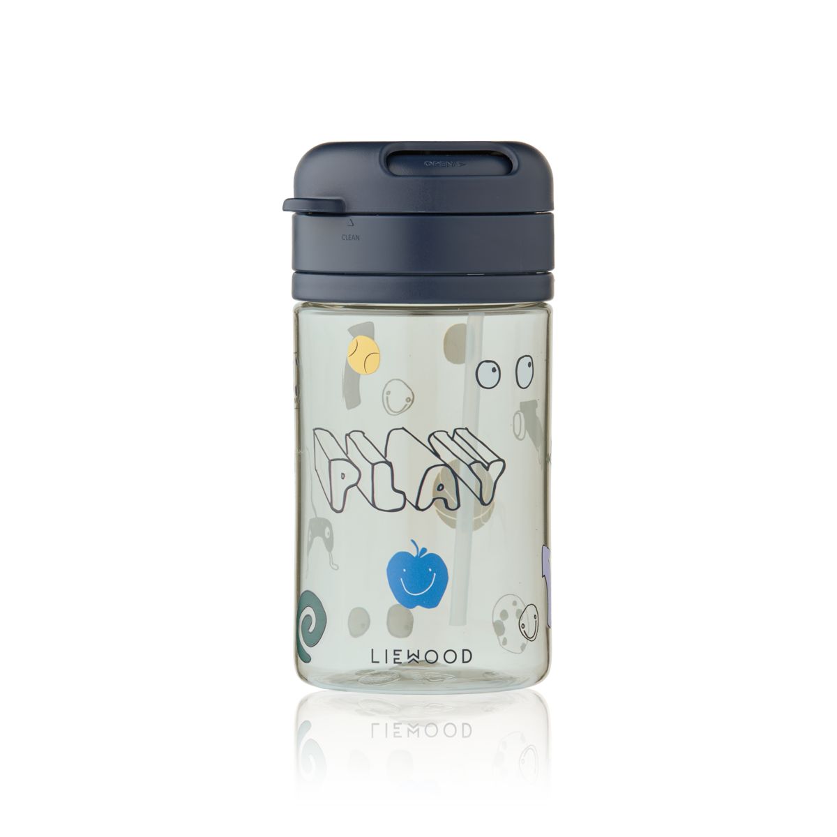 LIEWOOD PAVIA tritan kop med sugerør 500 ml - Play / Dusty Peppermint - Kop