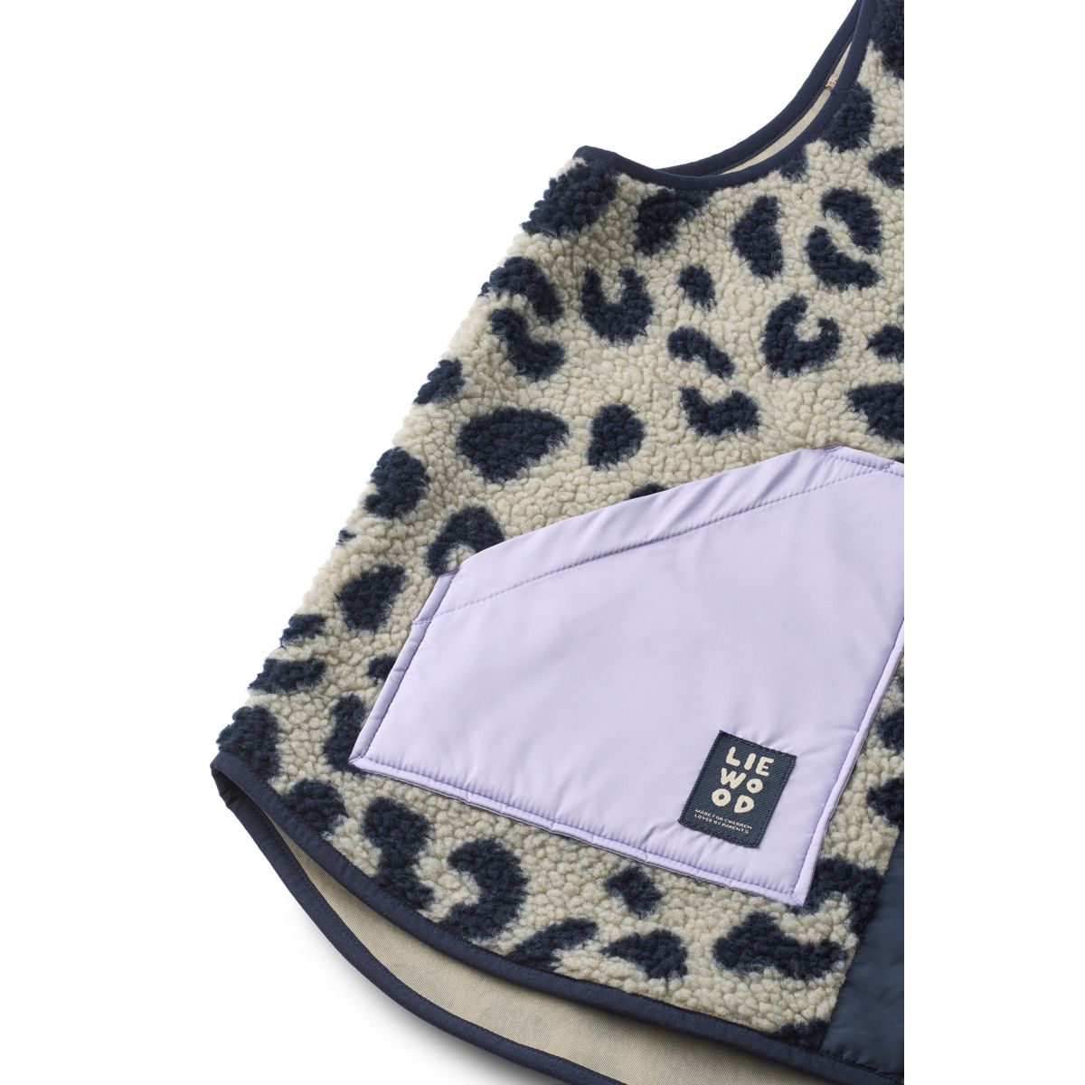 LIEWOOD NILU fleecevest til voksne - Mega leo / Mist mix - Vest