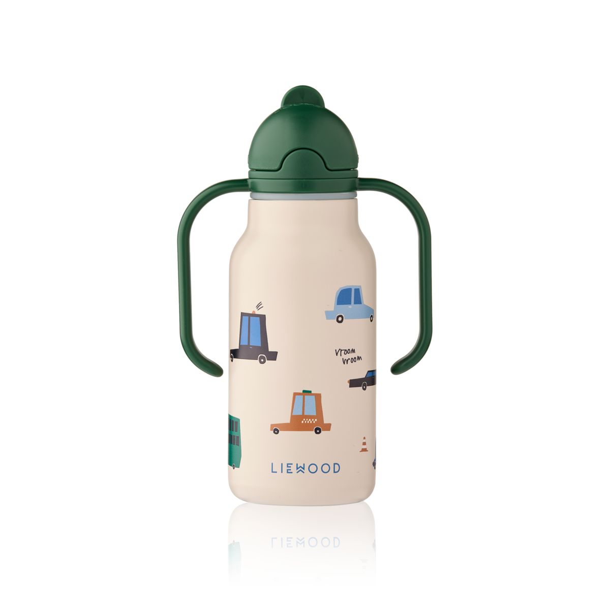 LIEWOOD KIMMIE vandflaske i stål 250 ml - Cars / Sandy - Vandflaske