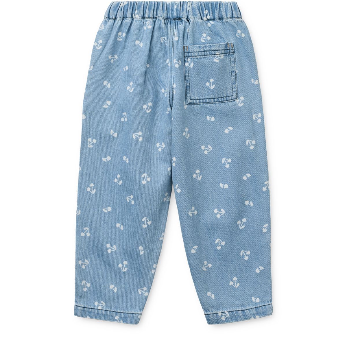 LIEWOOD BORRIS lyse denimbukser med print - Cherry heart sandy / Denim - Bukser