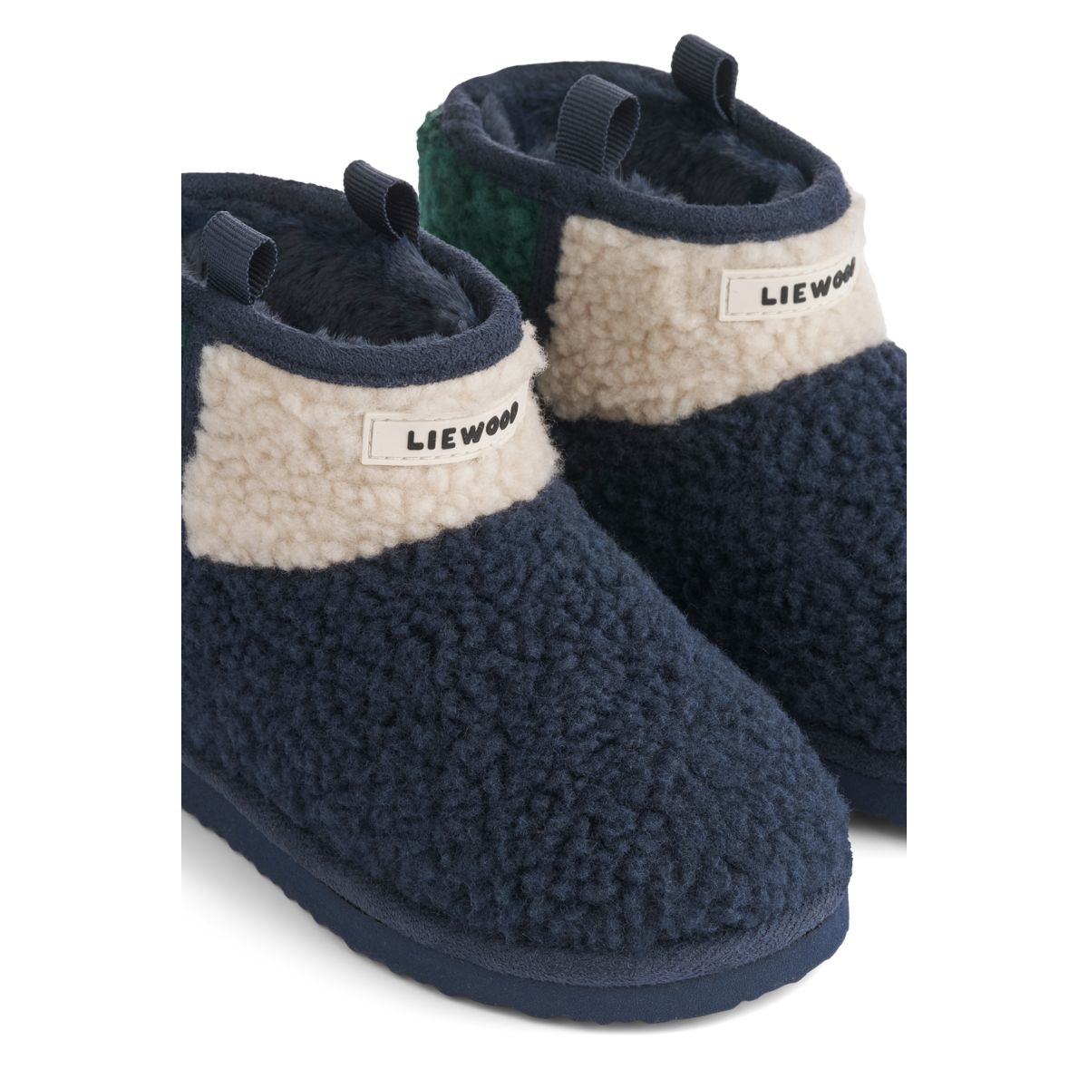 LIEWOOD ALBI fleecestøvle - Classic navy multi mix - Sko