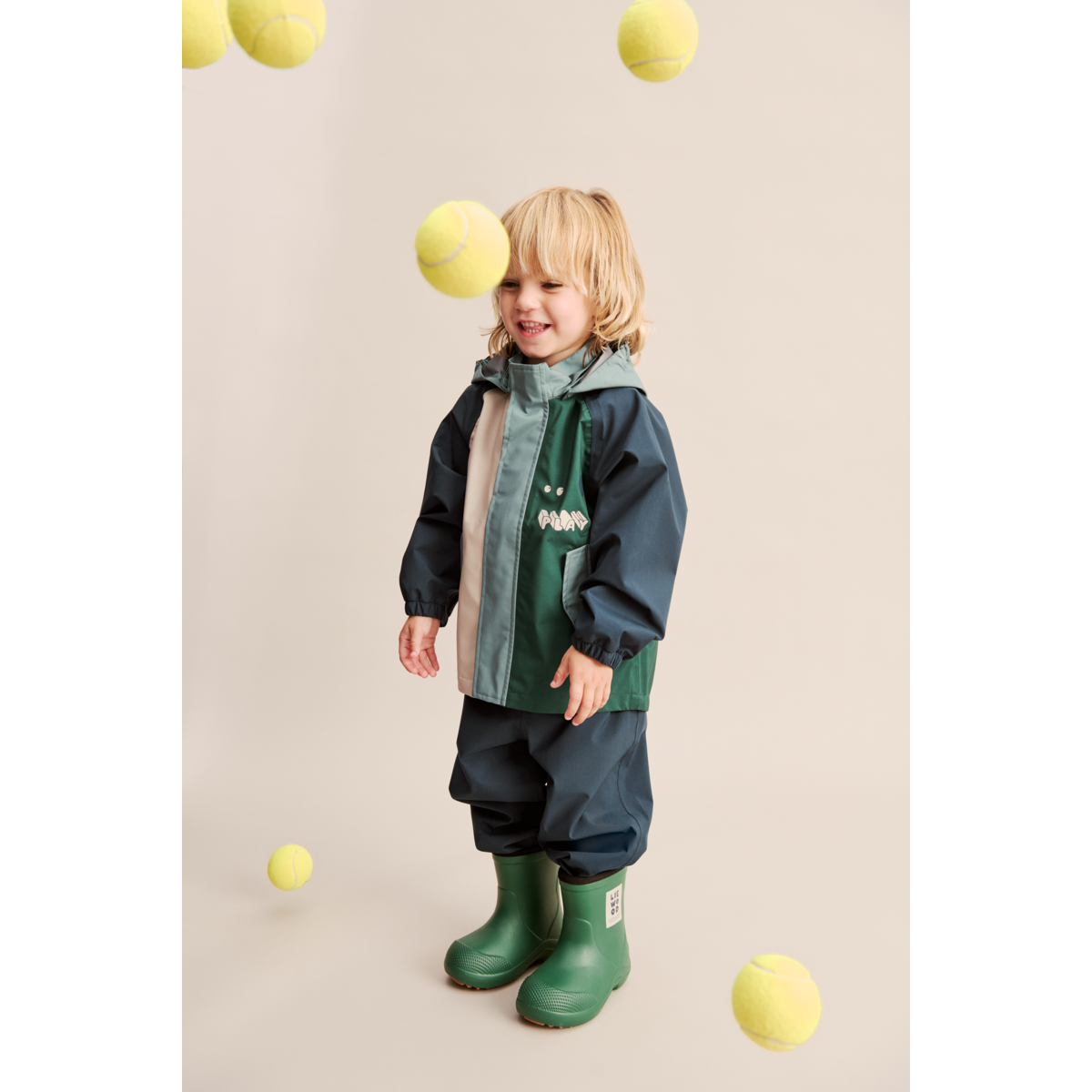 LIEWOOD ASTON Gummistøvler - Garden green mix - Gummistøvler