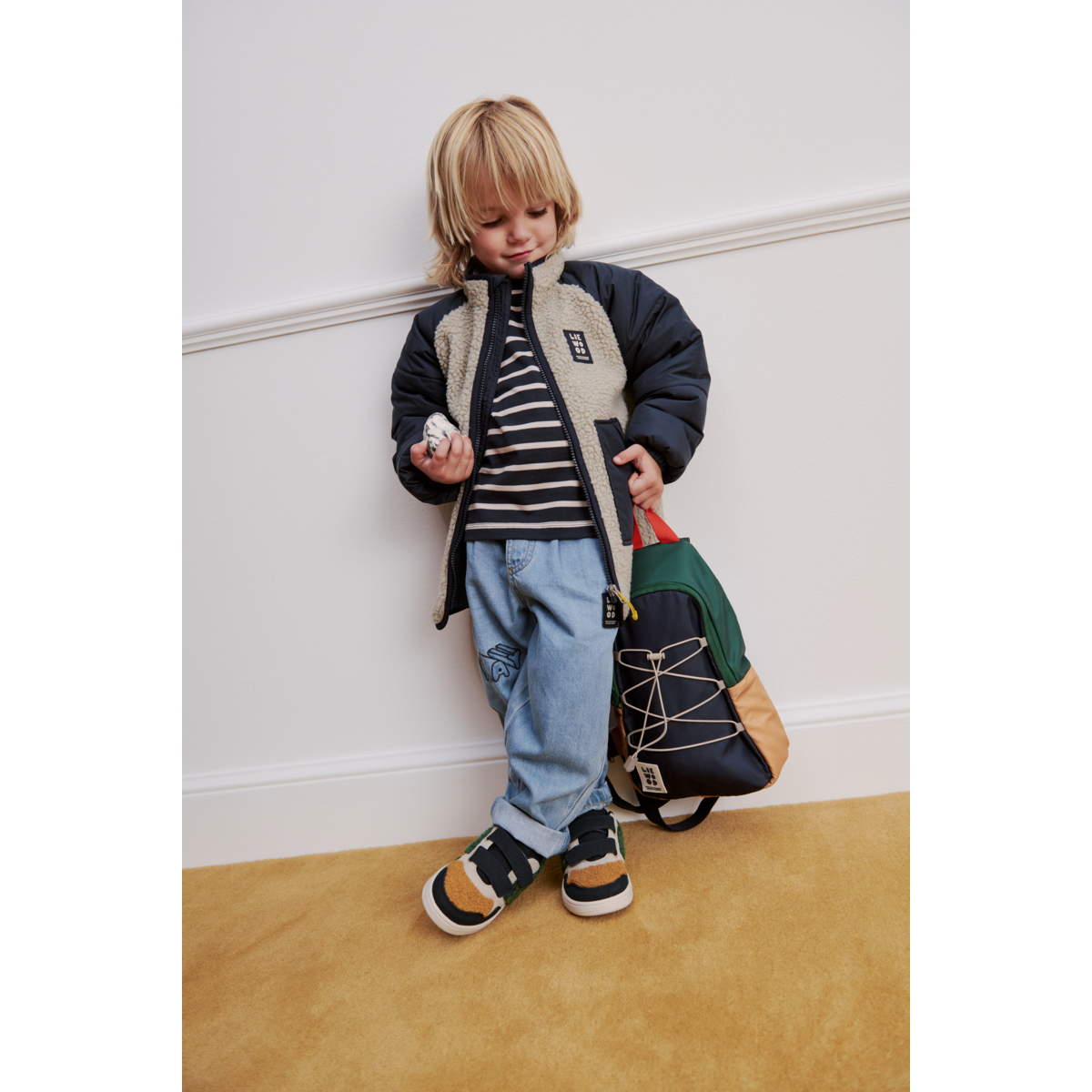 LIEWOOD RUNA jakke - Mist / Classic navy - Jakker