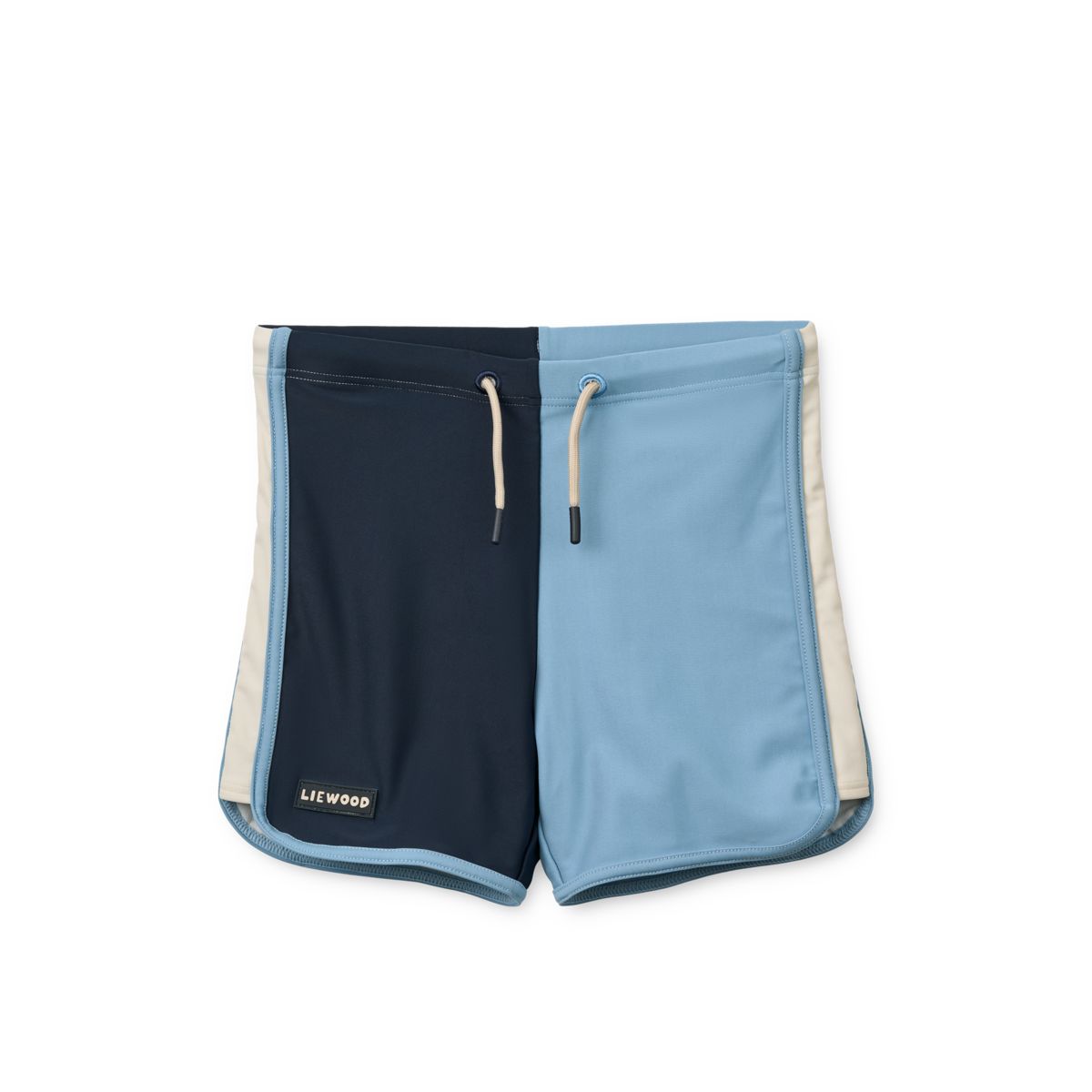 LIEWOOD Finny badeshorts - Beach blue mix - Badebukser