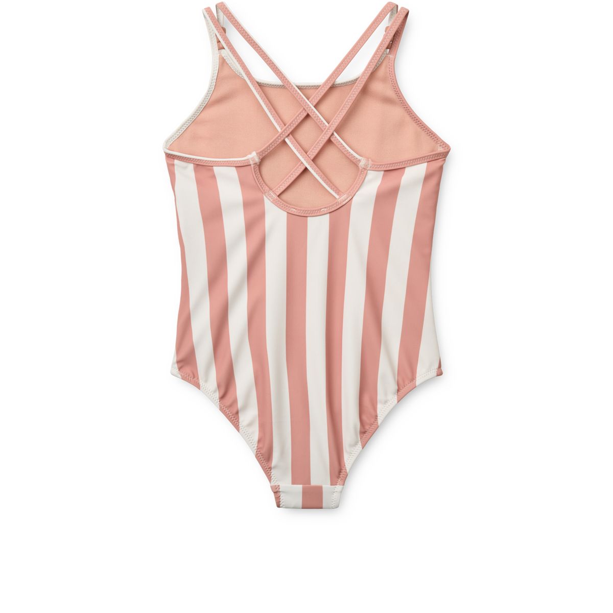 LIEWOOD Suna Stribet Badedragt - Coral blush / creme de la creme stripe - Badedragt