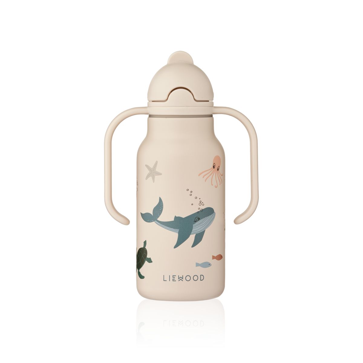 LIEWOOD KIMMIE vandflaske i stål 250 ml - Sea creature / Sandy - Vandflaske