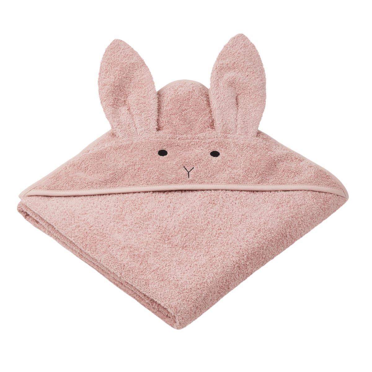 LIEWOOD Augusta juniorhåndklæde med hætte - Rabbit rose - Håndklæder / Vaskeklude