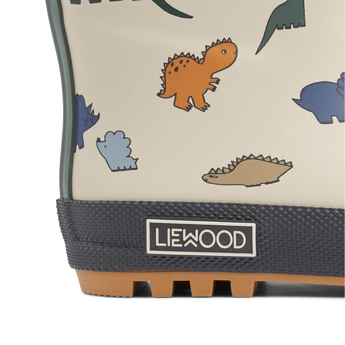 LIEWOOD MASON Termogummistøvler - Dinosaurs / Mist - Termostøvler